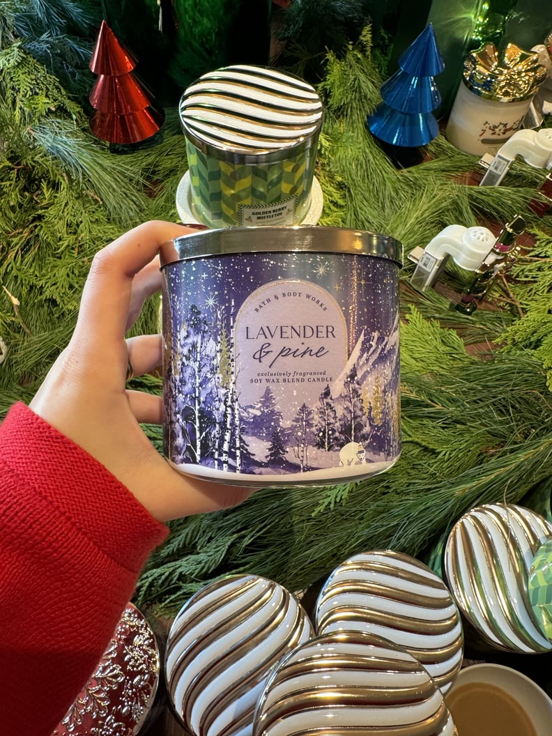 Bath & Body Works Lavender & Pine 3-Wick Candle