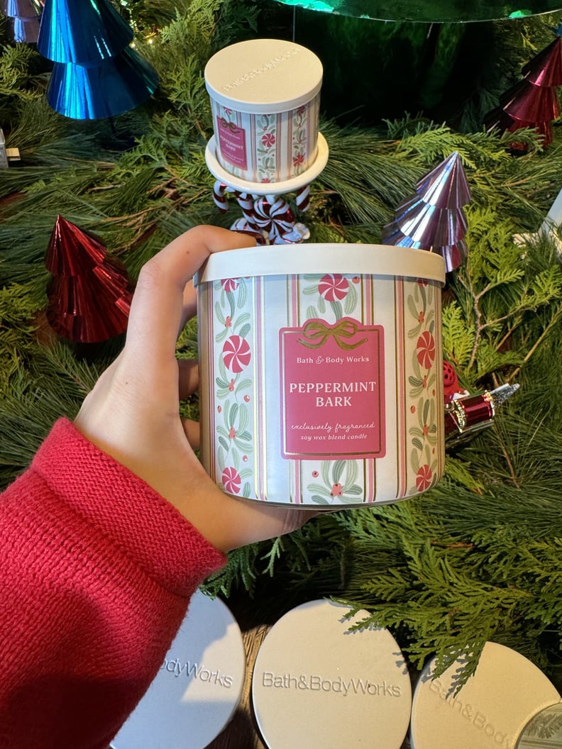 Bath & Body Works Peppermint Bark 3-Wick Candle
